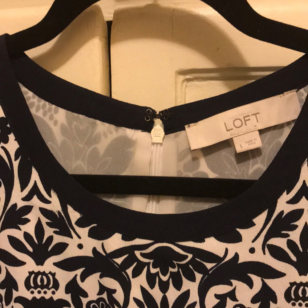 Loft L print dress